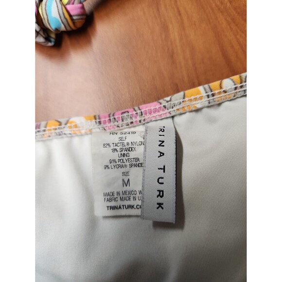 Trina Turk Multicolored Multiprint 2 Piece Bikini Size M - Picture 4 of 7